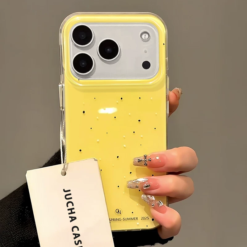 Korean INS Splashing Ink Polka - đánh giá và giá Phone Cases Brown