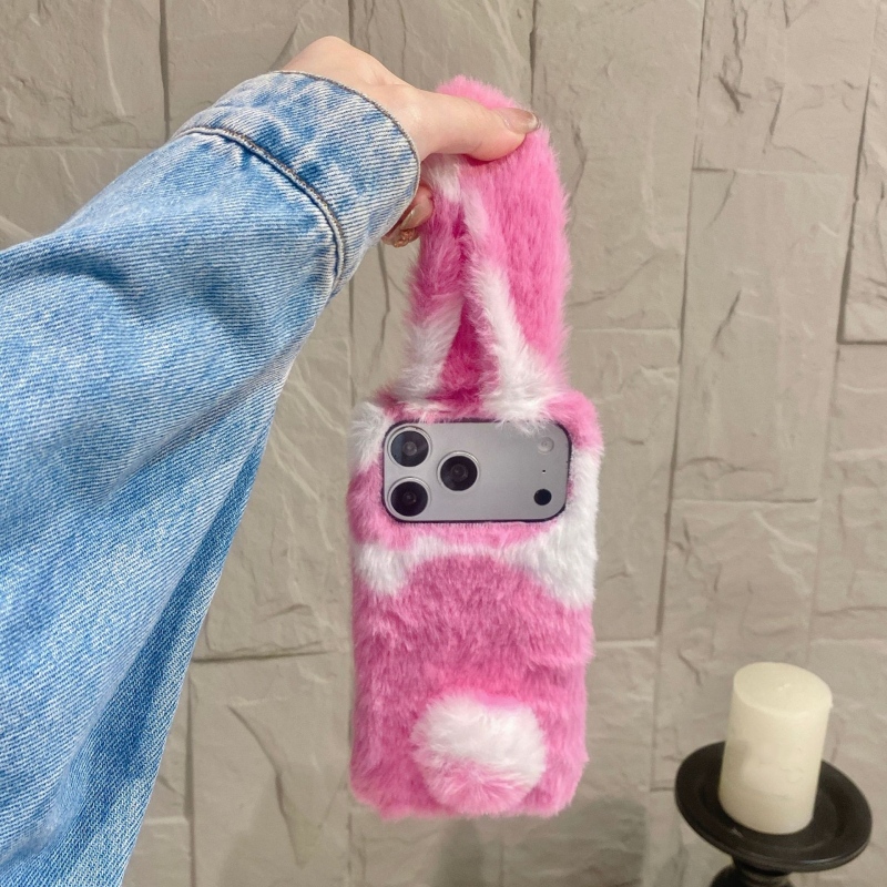 Cute Rabbit Design Fluffy Phon - đánh giá và giá Phone Cases For Iphone 17