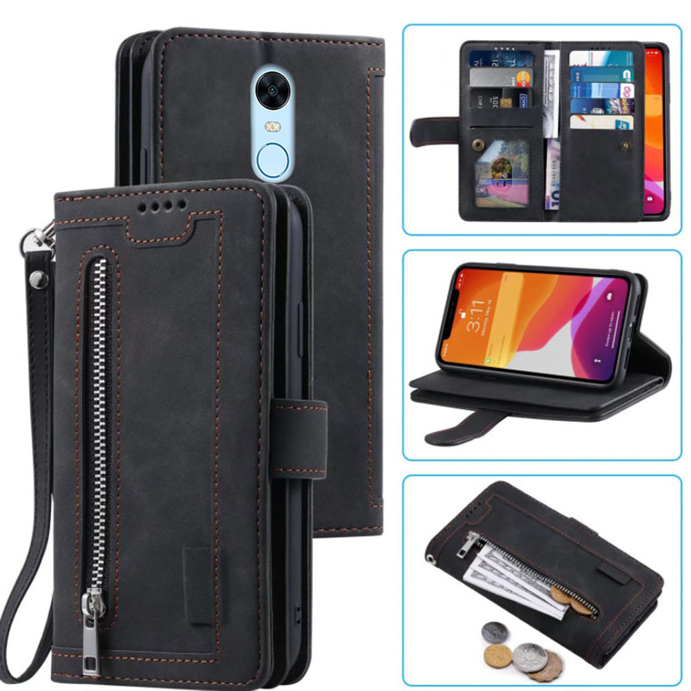 9 Thẻ Ví Dành Cho Redmi 5 Plus - đánh giá và giá Leather Folio Wallet Case