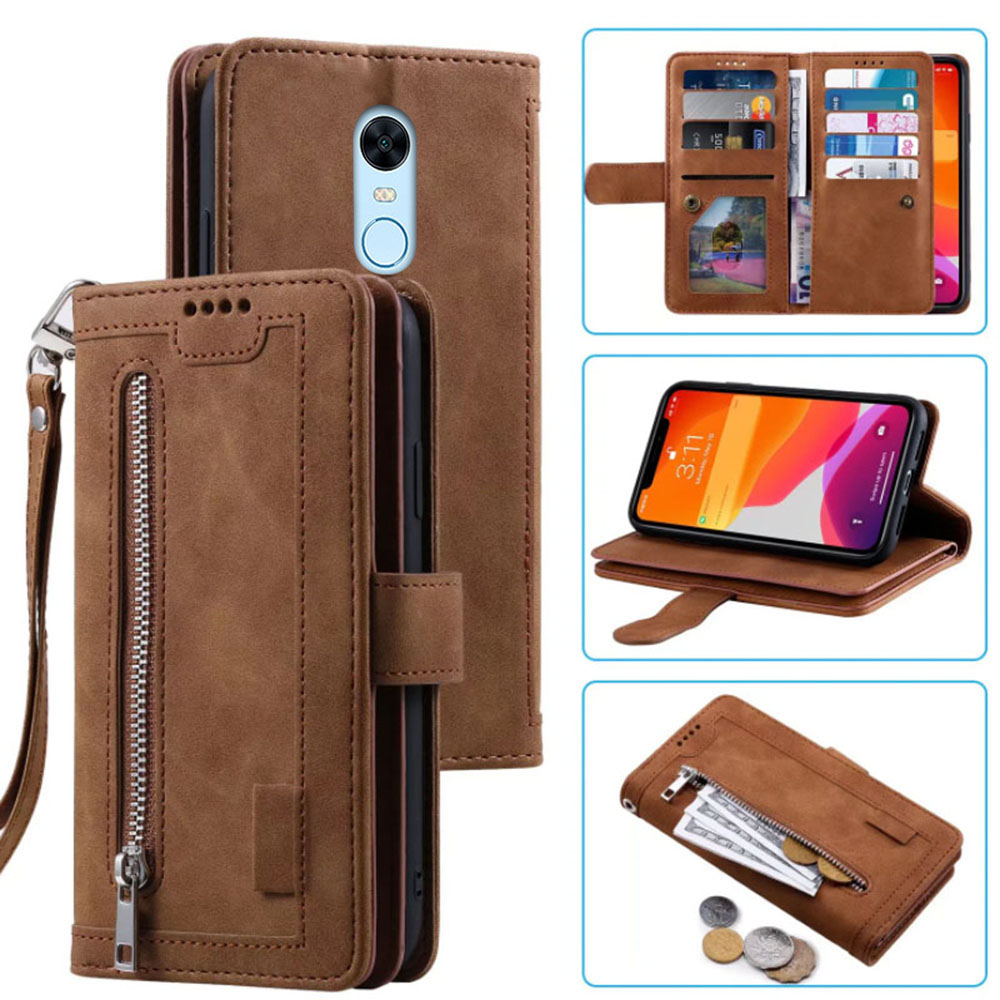 9 Thẻ Ví Dành Cho Redmi 5 Plus - đánh giá và giá Leather Folio Wallet Case